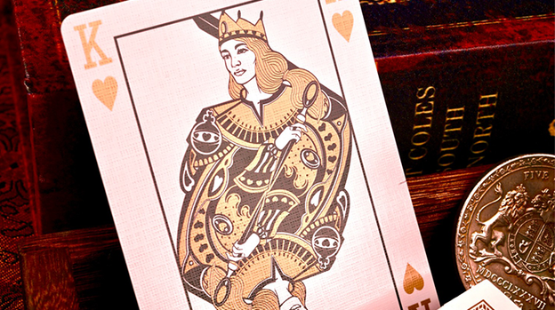 Sanctuary (Gold) Playing Cards