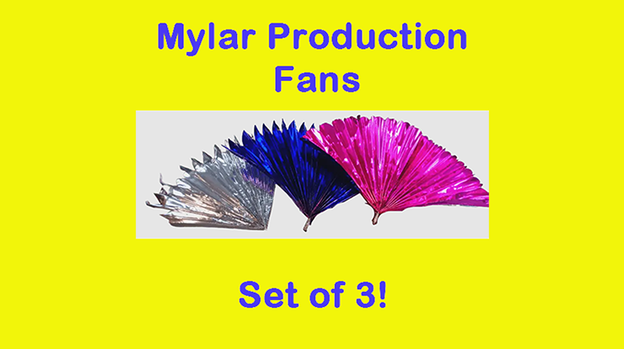 Mylar Production Fans (Set of 3)