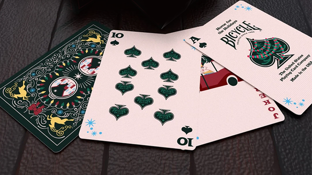 Bicycle Home for the Holidays Playing Cards by US Playing Cards