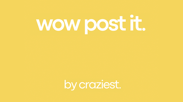 WOW Post-it by Craziest