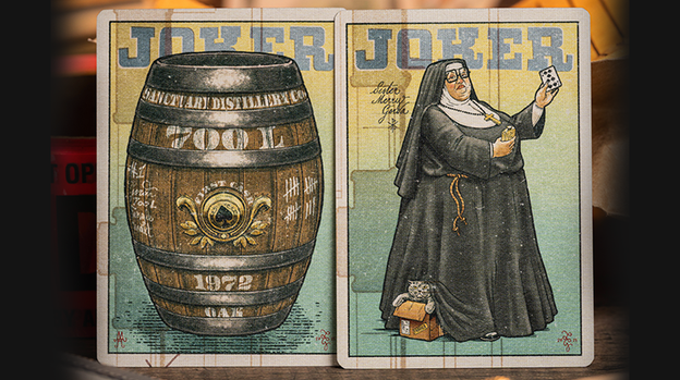 Odd Fellows (Sister Merry Gorda) Playing Cards by Stockholm 17