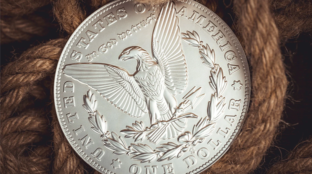 Bacon Jumbo Coin (Morgan) by Bacon Magic