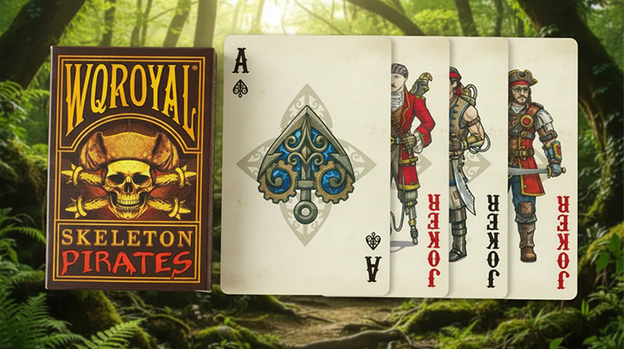 Skeleton Pirates Playing Cards