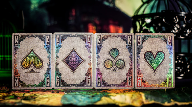 Keyhole Reflections on the Wall Playing Cards by Fashion TCC