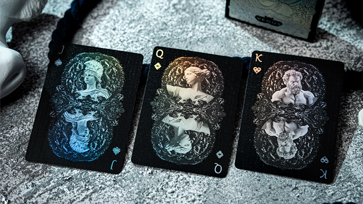 Venus Platinum (Black) Playing Cards by TCC Fashion