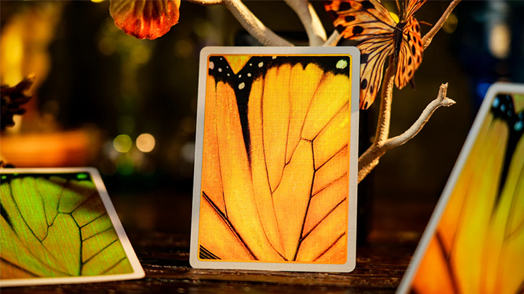 Amber Golden Morpho Playing Cards by TCC Fashion