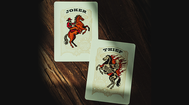 Gunslingers Poker (Red) Playing Cards