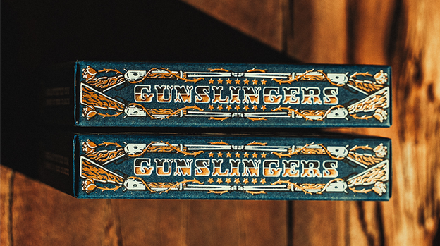 Gunslingers Poker (Blue) Playing Cards