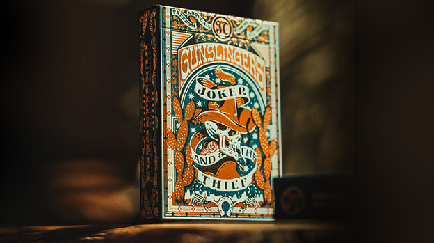 Gunslingers Poker (Blue) Playing Cards