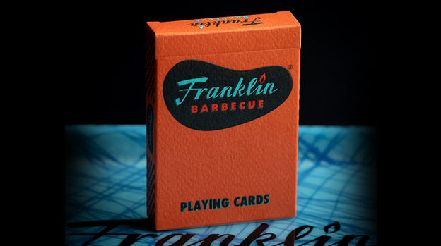 FRANKLIN BBQ CLASSIC ORANGE PLAYING CARDS