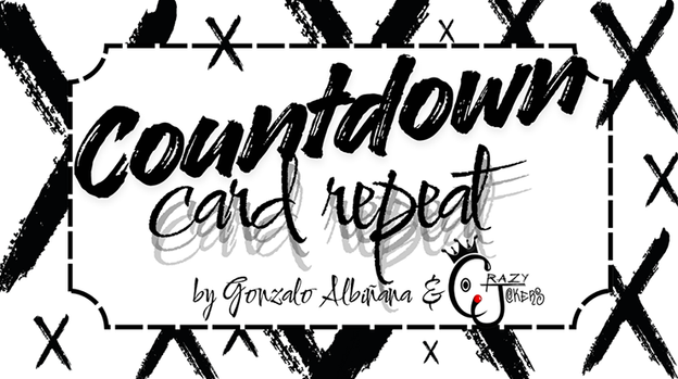 Countdown Repeat by Gonzalo Albiñana & CrazyJokers (Poker Size)