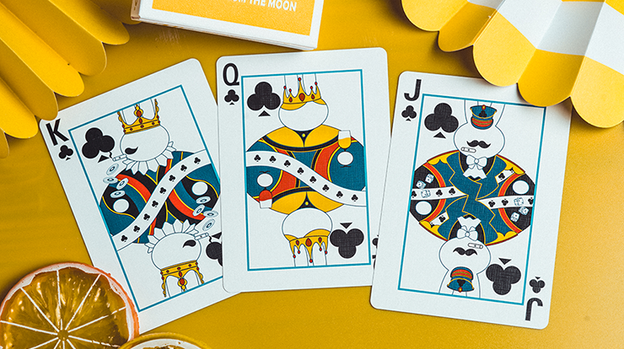Gilded Milk Casino Deck (Gold) by Bacon Playing Card Company
