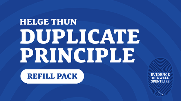 Evidence of a Well Spent Life - Duplicate Principle Cards by Helge Thun