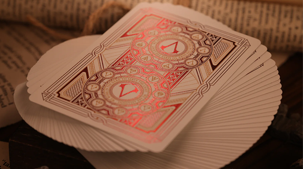 Assassin's Creed Legacy Version 2 Garnet (Hidden Blade Black) Playing Cards