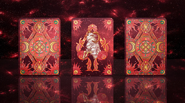 Zodiac (Aries) Luminous Edition Playing Cards by TCC