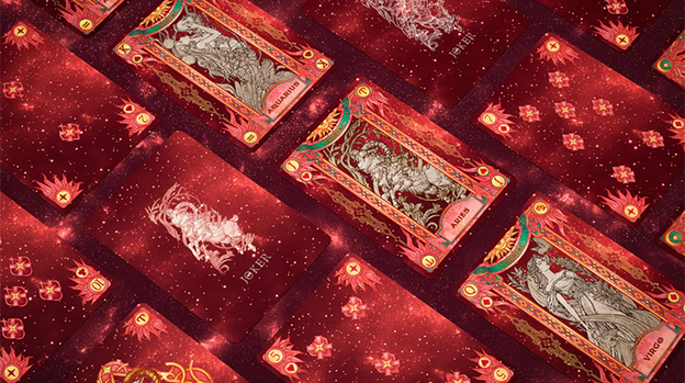 Zodiac (Aries) Luminous Edition Playing Cards by TCC