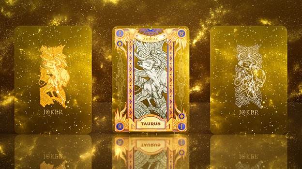 Zodiac (Taurus) Luminous Edition Playing Cards by TCC