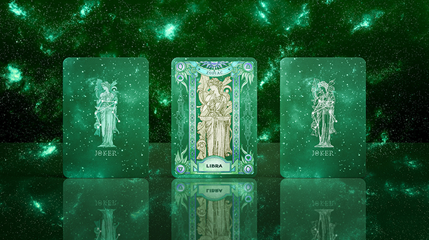 Zodiac (Libra) Luminous Edition Playing Cards by TCC