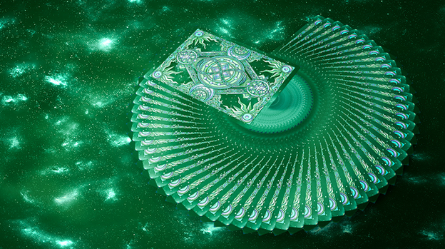 Zodiac (Libra) Luminous Edition Playing Cards by TCC