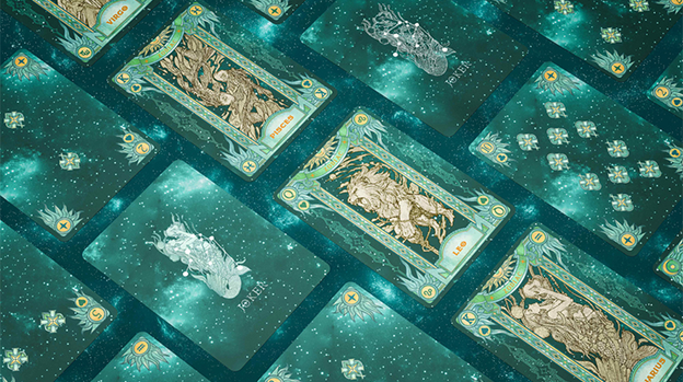 Zodiac (Aquarius) Luminous Edition Playing Cards by TCC