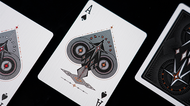 Mr. Black V1 (Black) Playing Cards