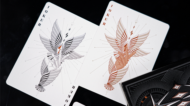 Mr. Black V1 (Black) Playing Cards