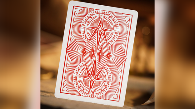 Mr. Black V2 (Red) Playing Cards