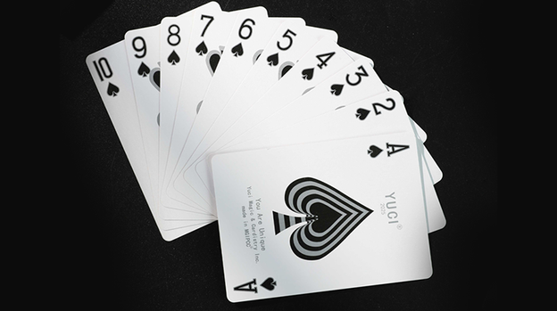 Yuci Silver Playing Cards by TCC