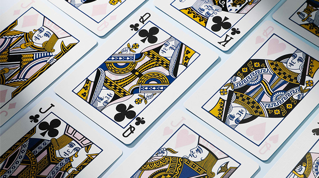 Yuci Morandi Blue 5th Playing Cards by TCC
