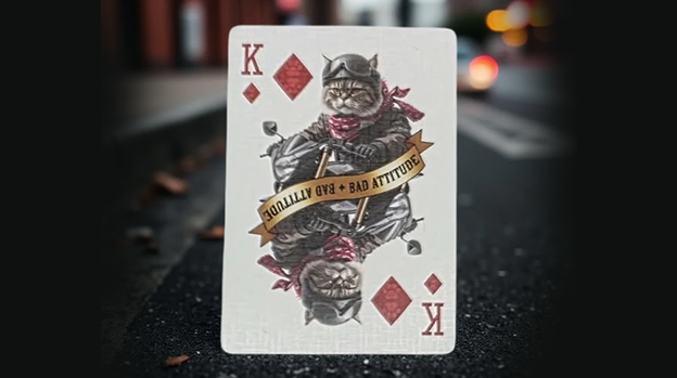 Biker Cats Playing Cards by Collectable Playing Cards