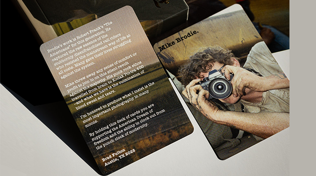 MIKE BRODIE APOJP PHOTOGRAPHIC PLAYING CARDS