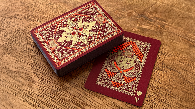 Neko Royal Red Playing Cards