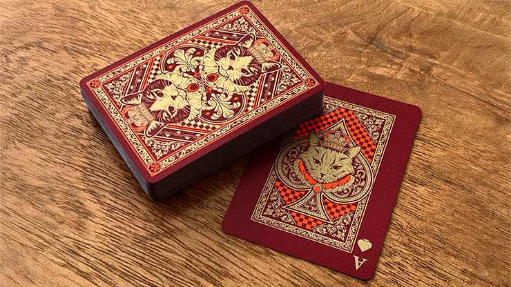 Neko Royal Red Playing Cards