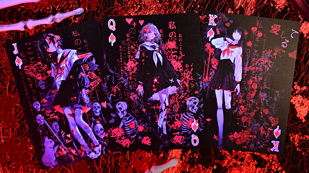 Crimson Maple Playing Cards by Evolkad