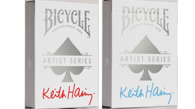 Bicycle Keith Haring (Box Set Red and Blue) Playing Cars by US Playing Cards