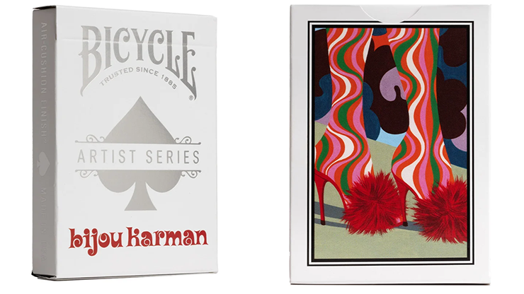 Bicycle Bijou Karman Purp/Red Box Set by US Playing Cards