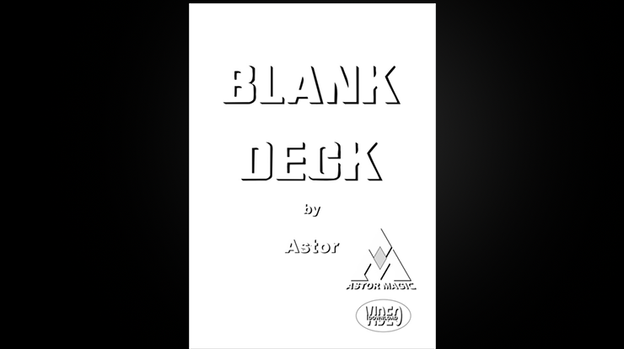 Blank Deck by Astor