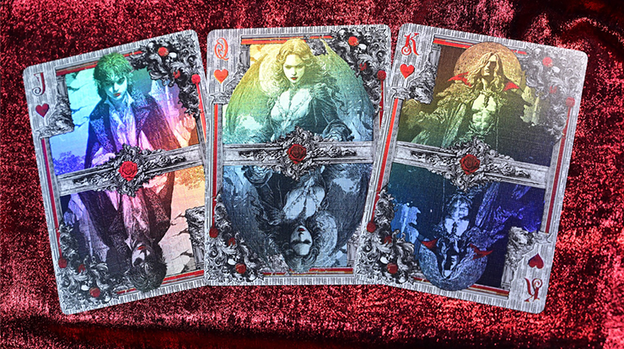 Trinity of Night - Vampire HOLO Playing Cards by Evokad