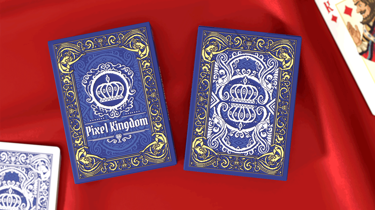 Pixel Kingdom (Sapphire Blue Edition) Playing Cards