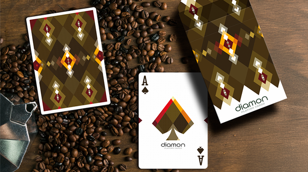 Diamon Playing Cards N° 27 Dark Roast by Dutch Card House Company