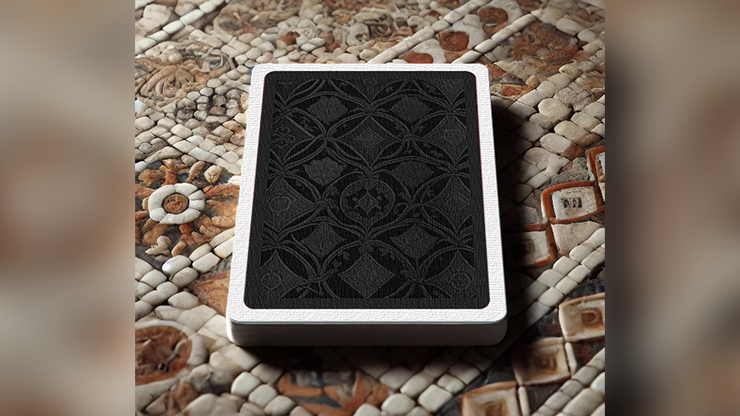 The Spirit of Cubism (Dark Black) Playing Cards