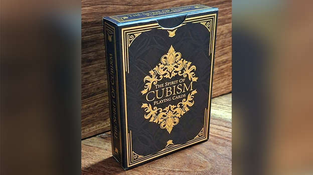 The Spirit of Cubism (Dark Black) Playing Cards