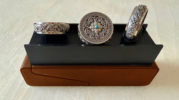 Coin Vault Case and Display Set (Brown)
