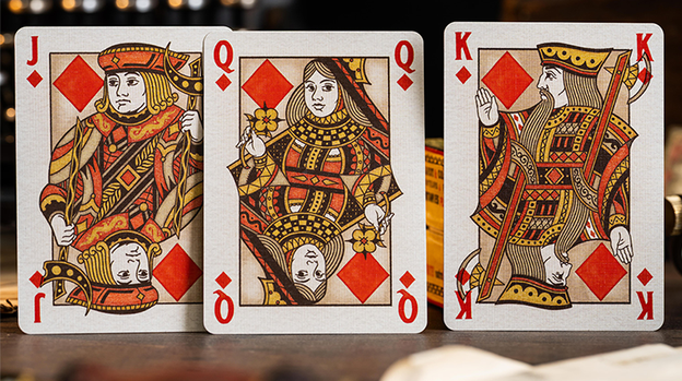 Le Voyage Du Chat Rouge Playing Cards by Stockholm17