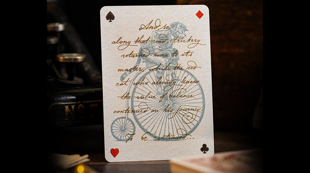 Le Voyage Du Chat Rouge Playing Cards by Stockholm17