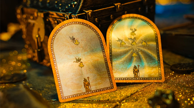 Portal Walnut Boxset Playing Cards by Ark Playing Cards