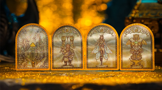 Portal Walnut Boxset Playing Cards by Ark Playing Cards