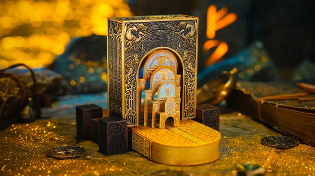Portal Walnut Boxset Playing Cards by Ark Playing Cards