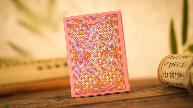 Ancient Relics Gem Playing Card by 52 Muse (Pink)