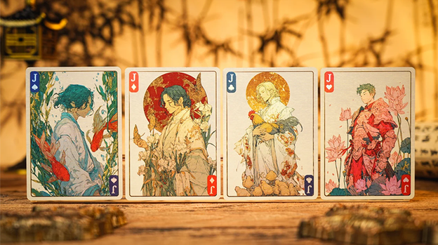 Ancient Relics Gem Playing Card by 52 Muse (Pink)